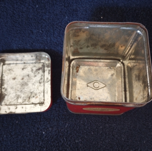 Vintage Golden Wedding Tea Tin 1/4LB - Picture 8 of 9